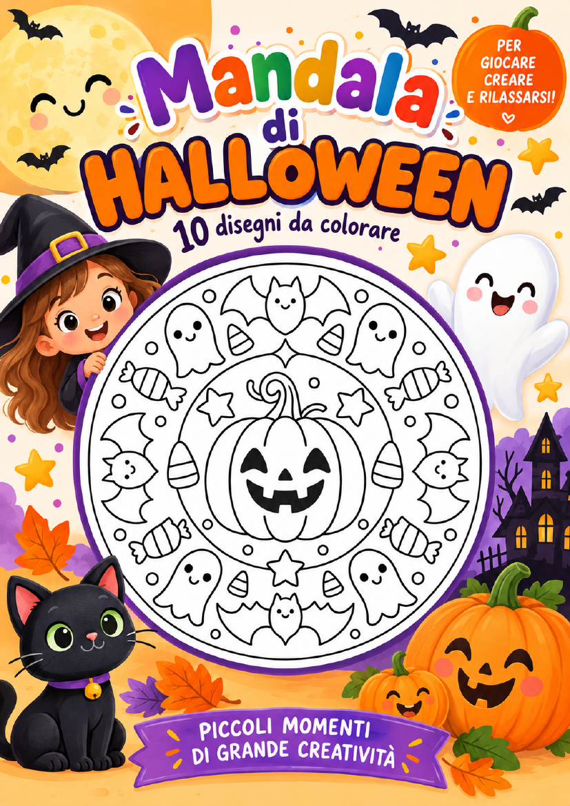 Copertina di Mandala di Halloween